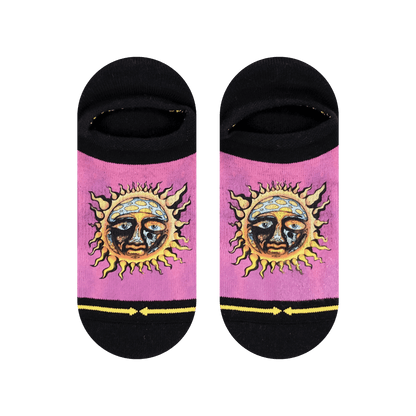Sublime Sun Pink Adult No Show Socks