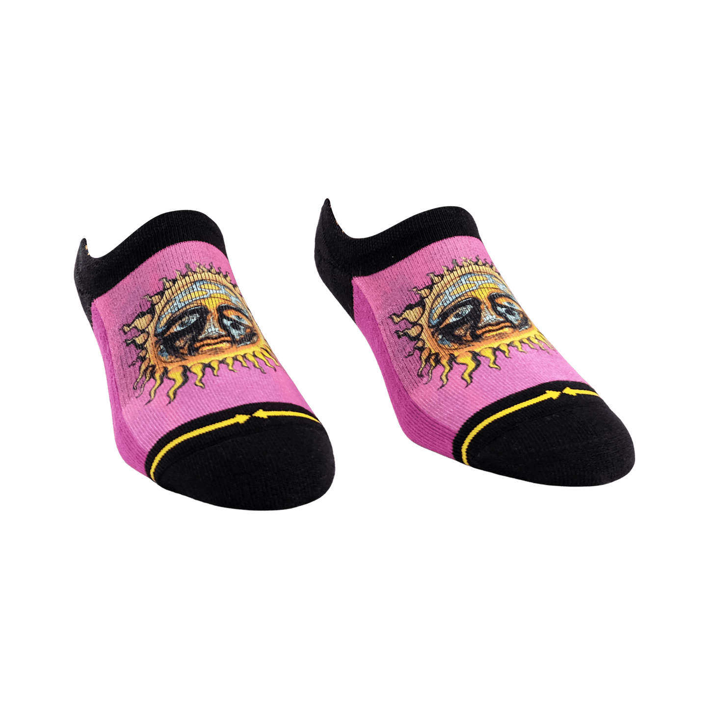 Sublime Sun Pink Adult No Show Socks