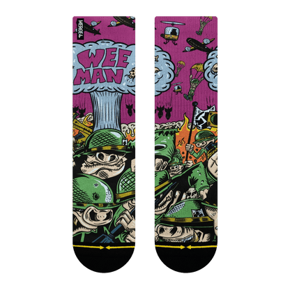 Weeman War Pigs Adult Crew Socks