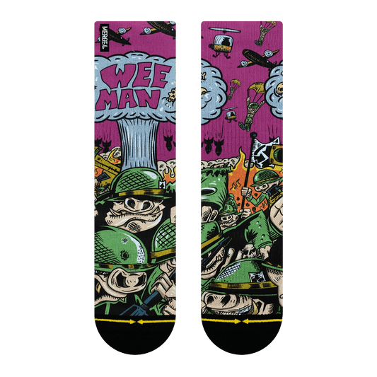 Weeman War Pigs Adult Crew Socks