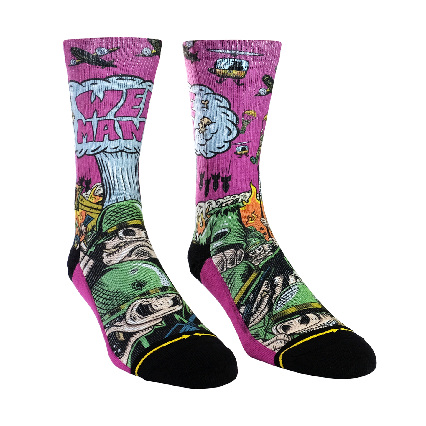 Weeman War Pigs Adult Crew Socks