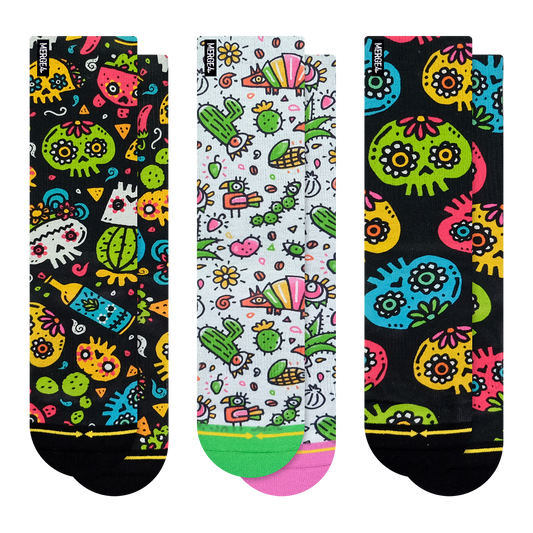 Walmazan Adult Crew Socks 3 Pack