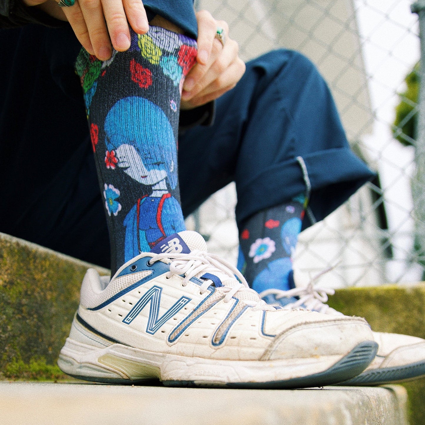 Josh Rodriguez Utsukushii Adult Crew Sock