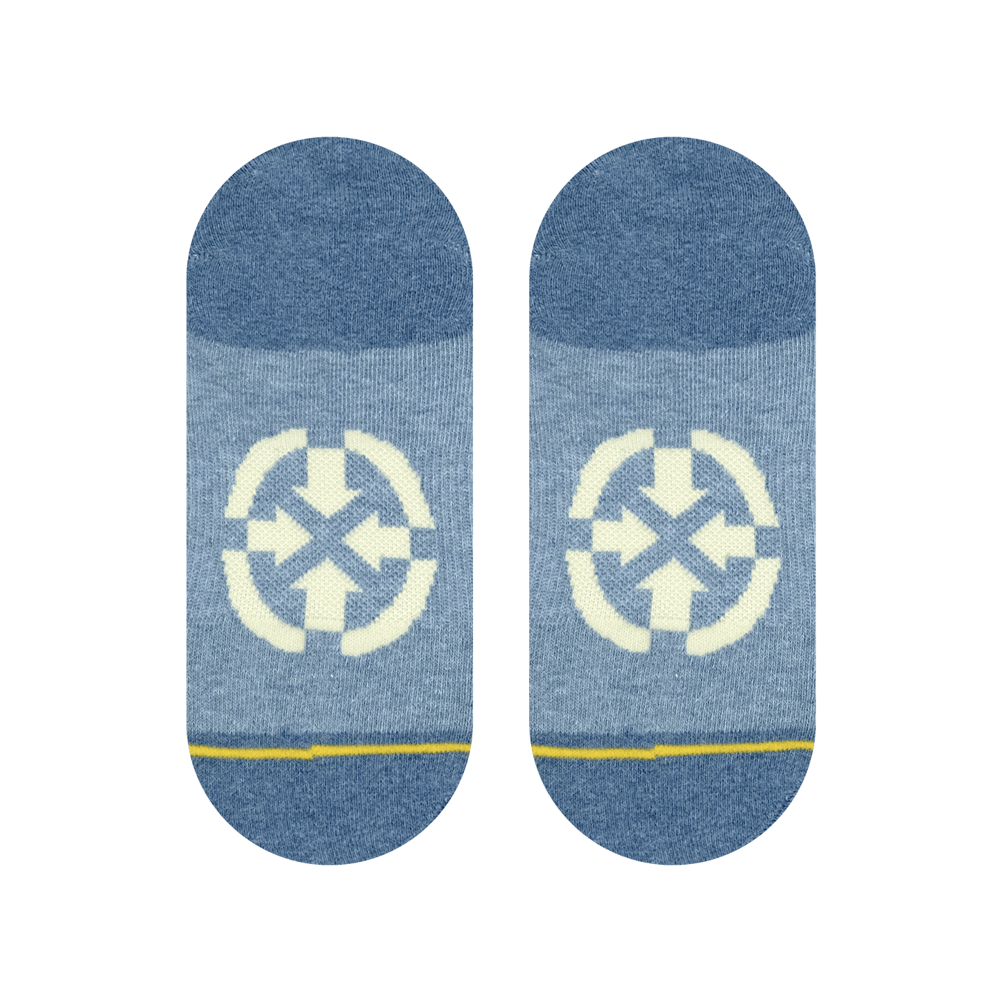 Plant-Based Dye Adult No Show Socks 3-Pack