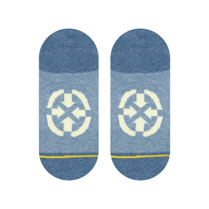 Plant-Based Dye Adult No Show Socks 3-Pack