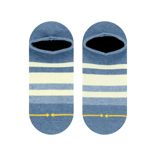 Midnight Orchid Plant Based Dye Adult No Show Socks