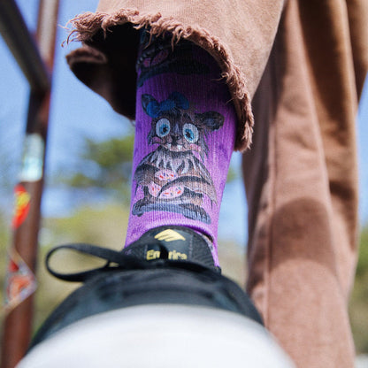 Minna Stess Sockturnal Adult Crew Socks