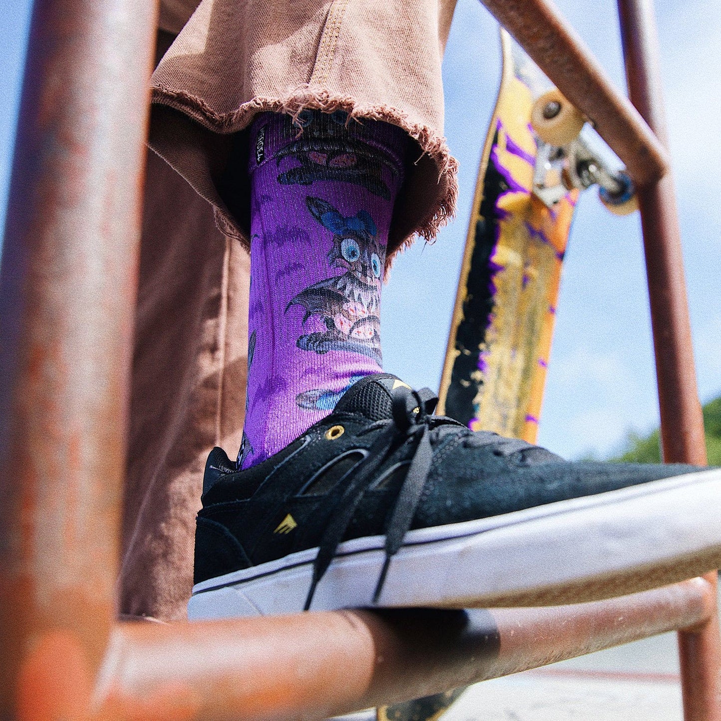 Minna Stess Sockturnal Adult Crew Socks
