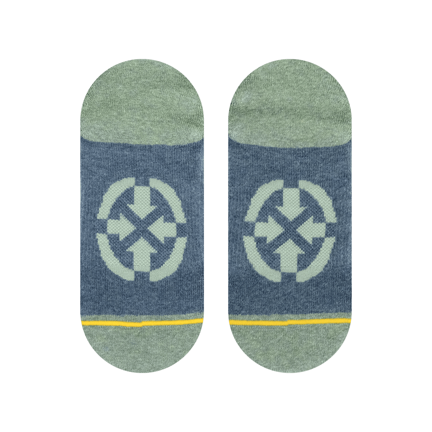 Plant-Based Dye Adult No Show Socks 3-Pack