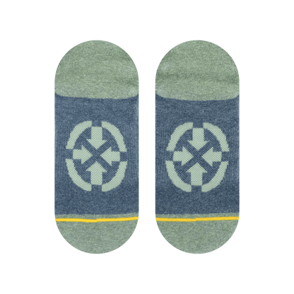 Plant-Based Dye Adult No Show Socks 3-Pack