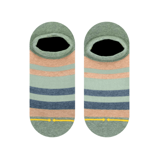 Morning Citrus Plant-Based Dye Adult No Show Socks