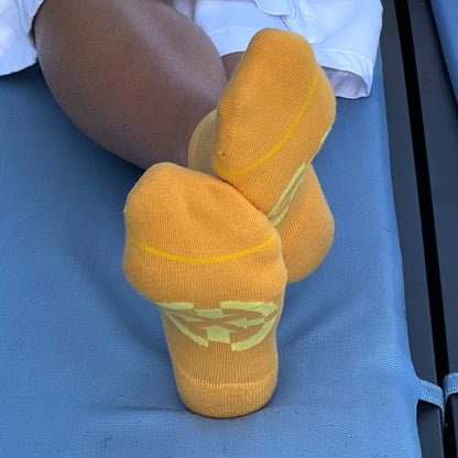 Organic Cotton Yellow Combo 2-Pack Adult Socks