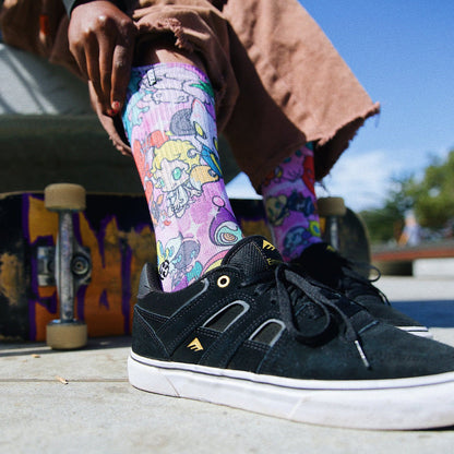 Ryo Taniguchi Friends Adult Crew Socks