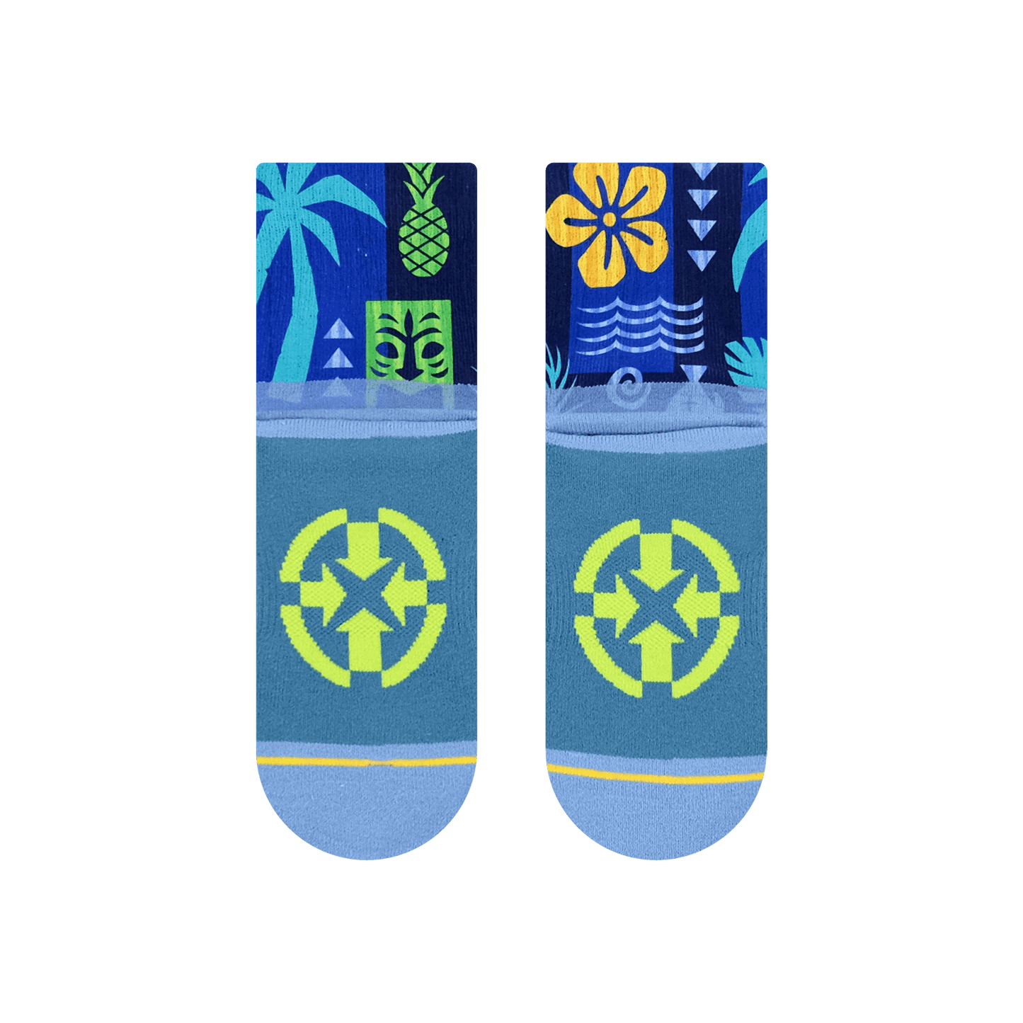 Aloha Ahiahi Adult Quarter Crew Socks By MERGE4