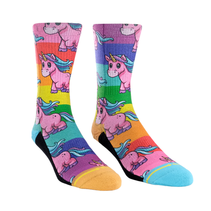 Pride Unicorn Adult Crew Socks
