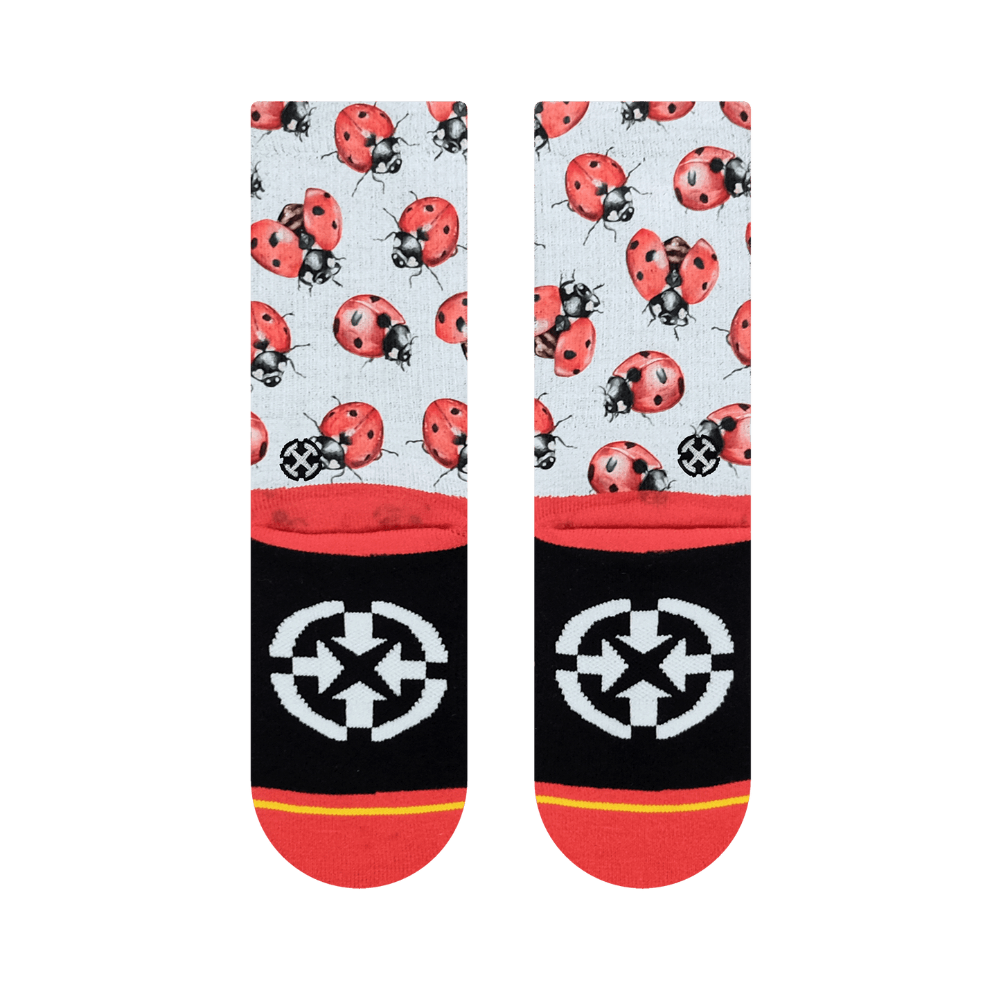 Hanna Minck Lady Bugs Youth Crew Socks