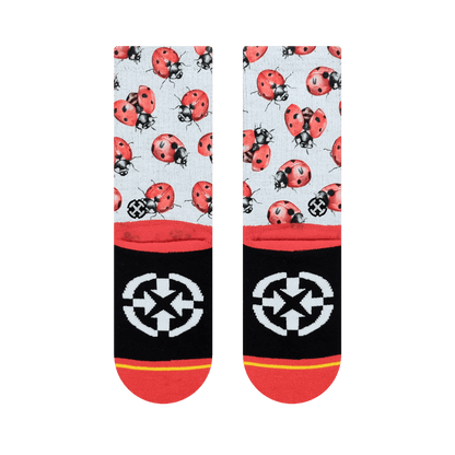 Hanna Minck Lady Bugs Youth Crew Socks