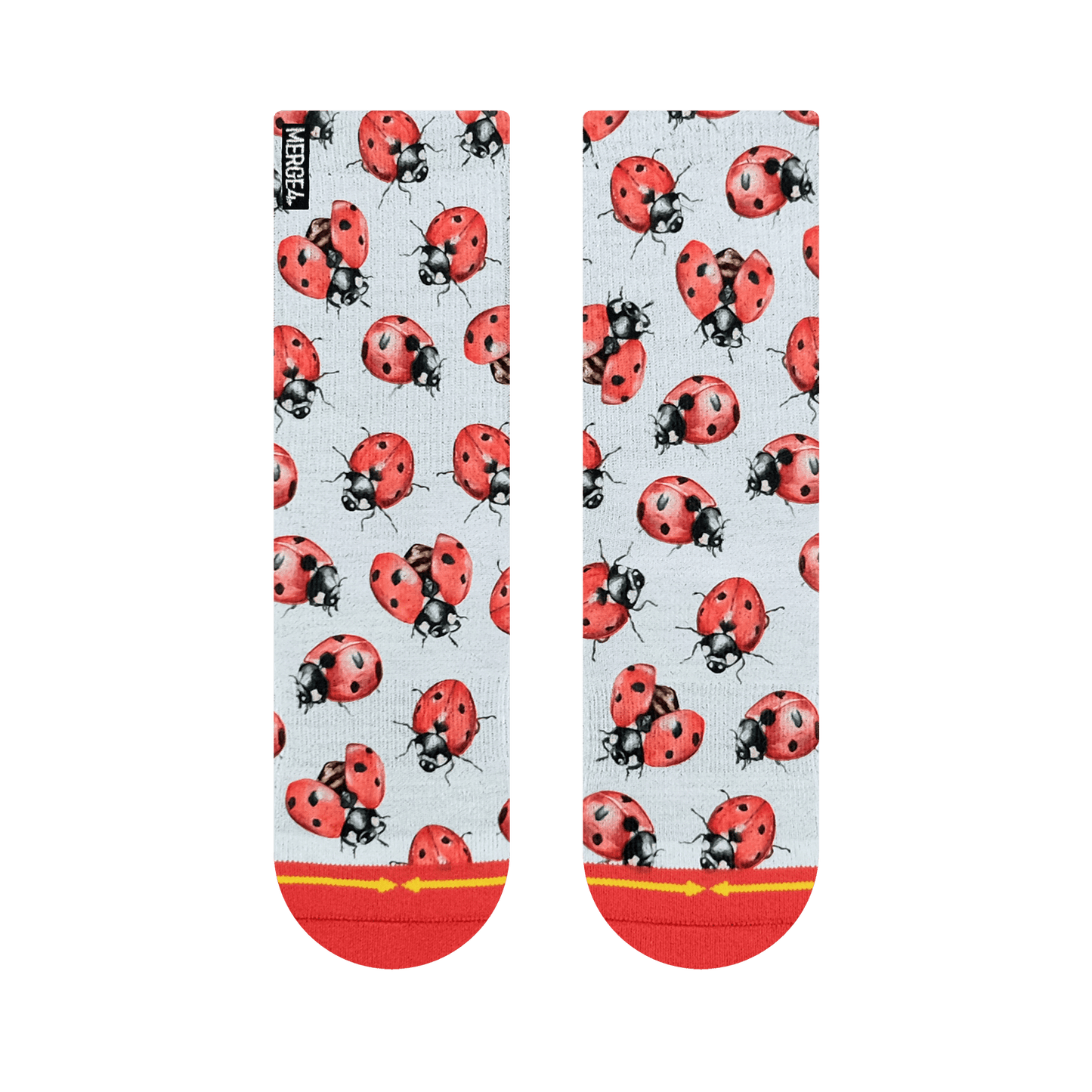 Hanna Minck Lady Bugs Youth Crew Socks