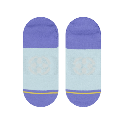 Irises Women's No Show Socks With Art By Maia Negre