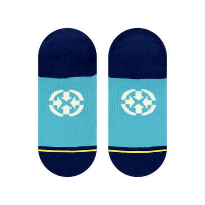 Oceans Adult No Show Sock With Art By Bad Otis Link