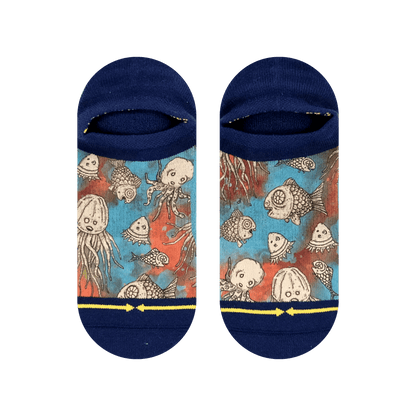 Bad Otis Link Adult No Show Socks 5 Pack