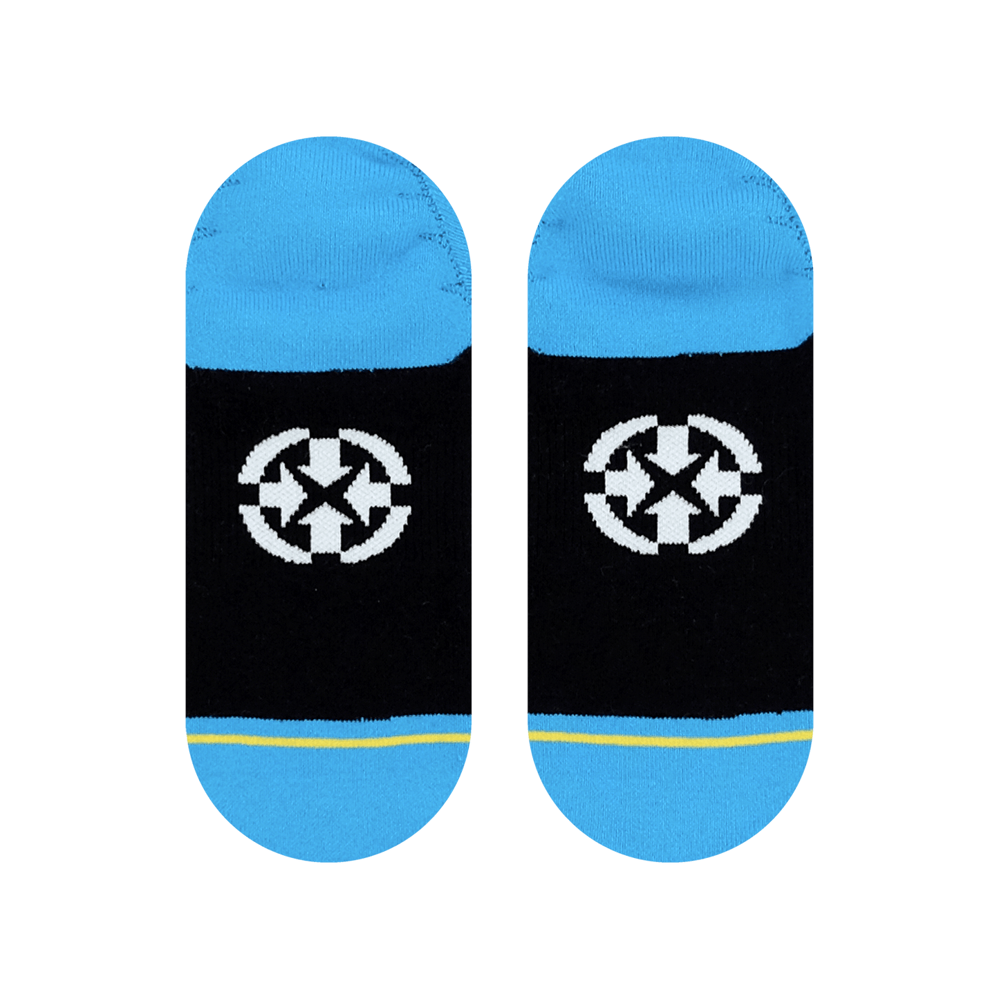 Spring Daisies Adult No Show Socks with Art by Slogan