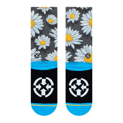 Spring Daisies Adult Crew Socks Art By Slogan