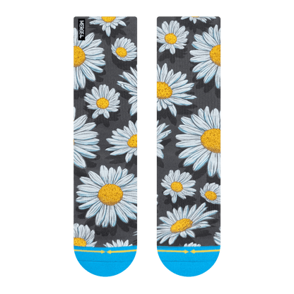 Spring Daisies Adult Crew Socks Art By Slogan