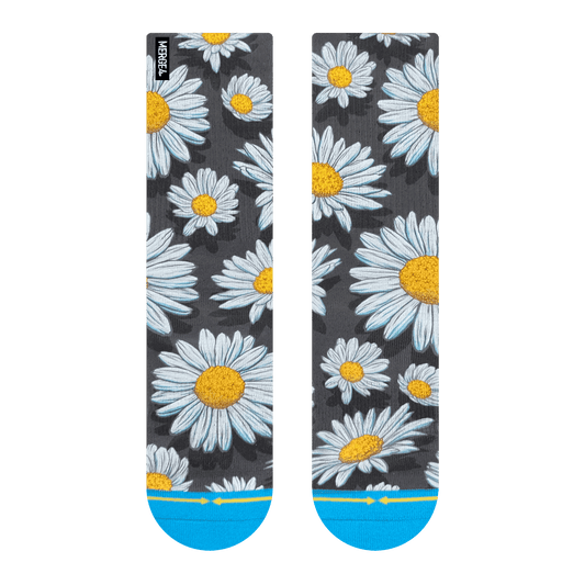 Spring Daisies Adult Crew Socks Art By Slogan