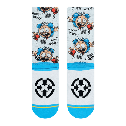 Wakey Wakey Skate Adult Socks Art By Steve Caballero