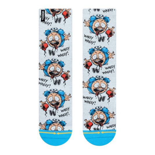 Wakey Wakey Skate Adult Socks Art By Steve Caballero