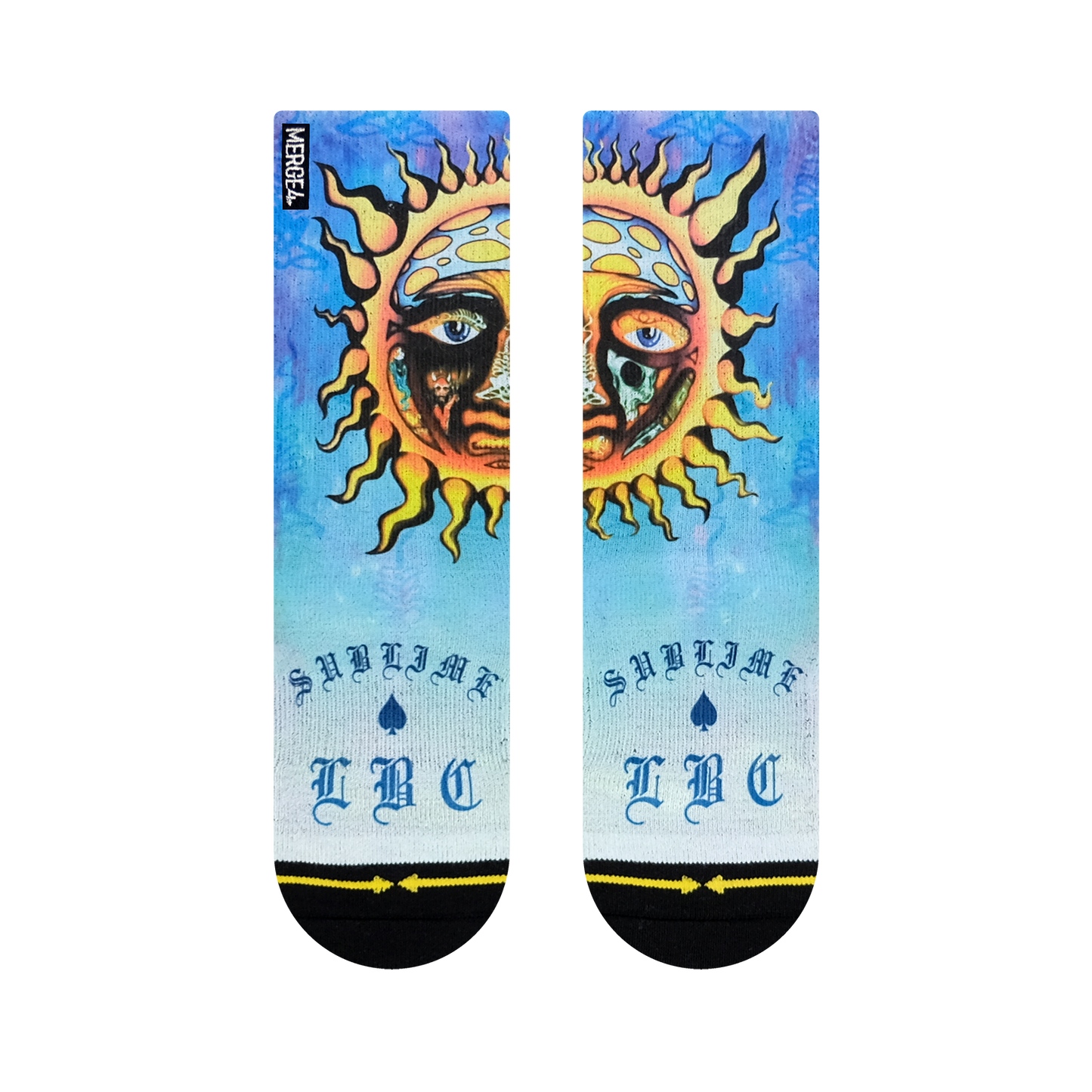 Sublime Sun Blue Youth Crew Socks