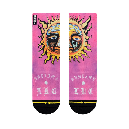 Sublime Sun Pink Youth Crew Socks