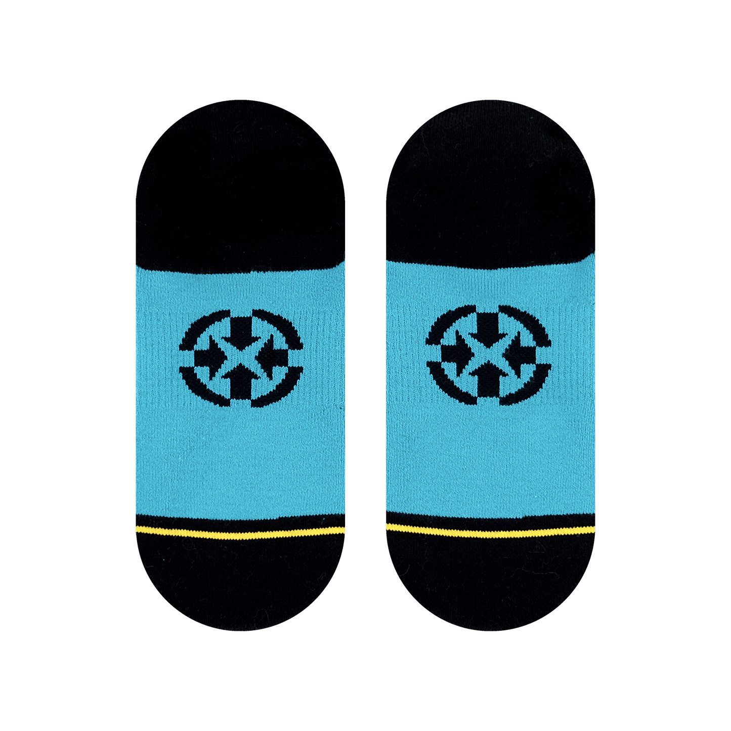Angler Fish Adult No Show Socks With Art From Umijoo