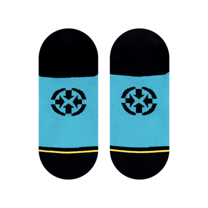 Angler Fish Adult No Show Socks With Art From Umijoo