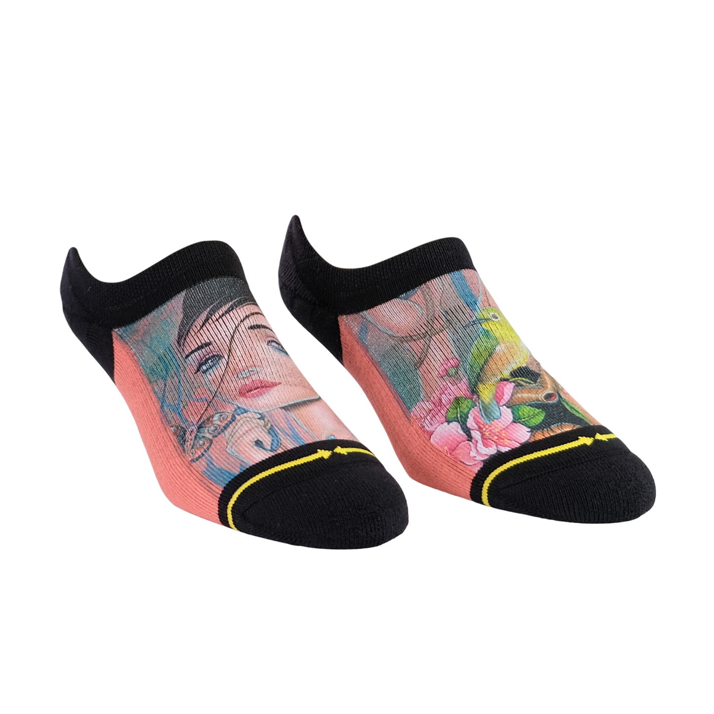 Umijoo Cherry Lane Adult No Show Socks
