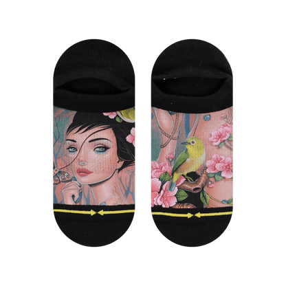 Umijoo Cherry Lane Adult No Show Socks