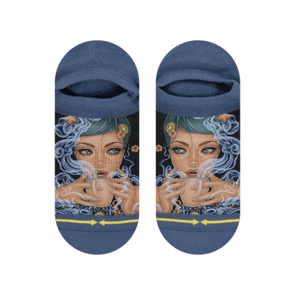 Umijoo Dragon Tea Adult No Show Socks