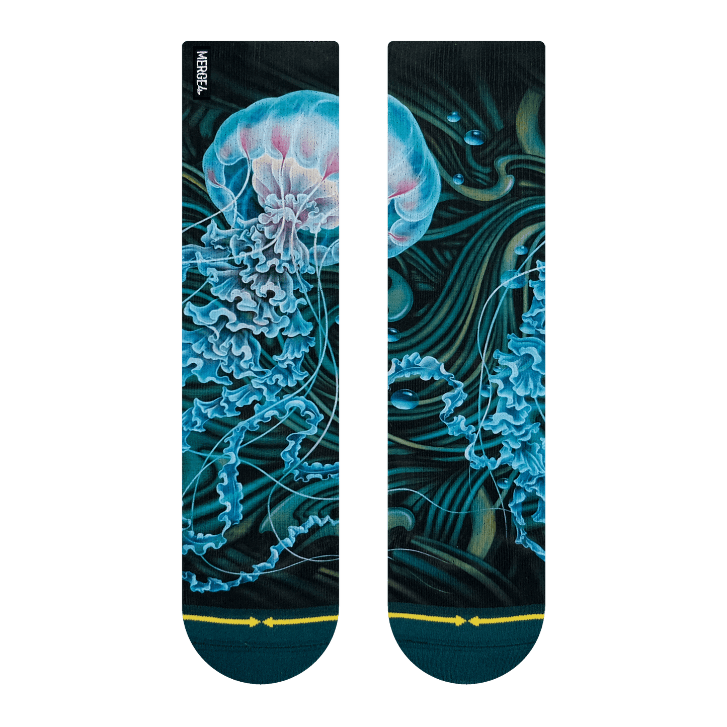 Umijoo Sea Jellies Adult Crew Socks