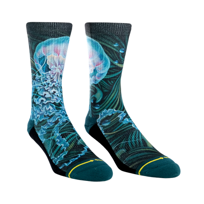 Umijoo Sea Jellies Adult Crew Socks
