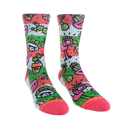 Frida Dreams Adult Crew Socks Art By Walmazan