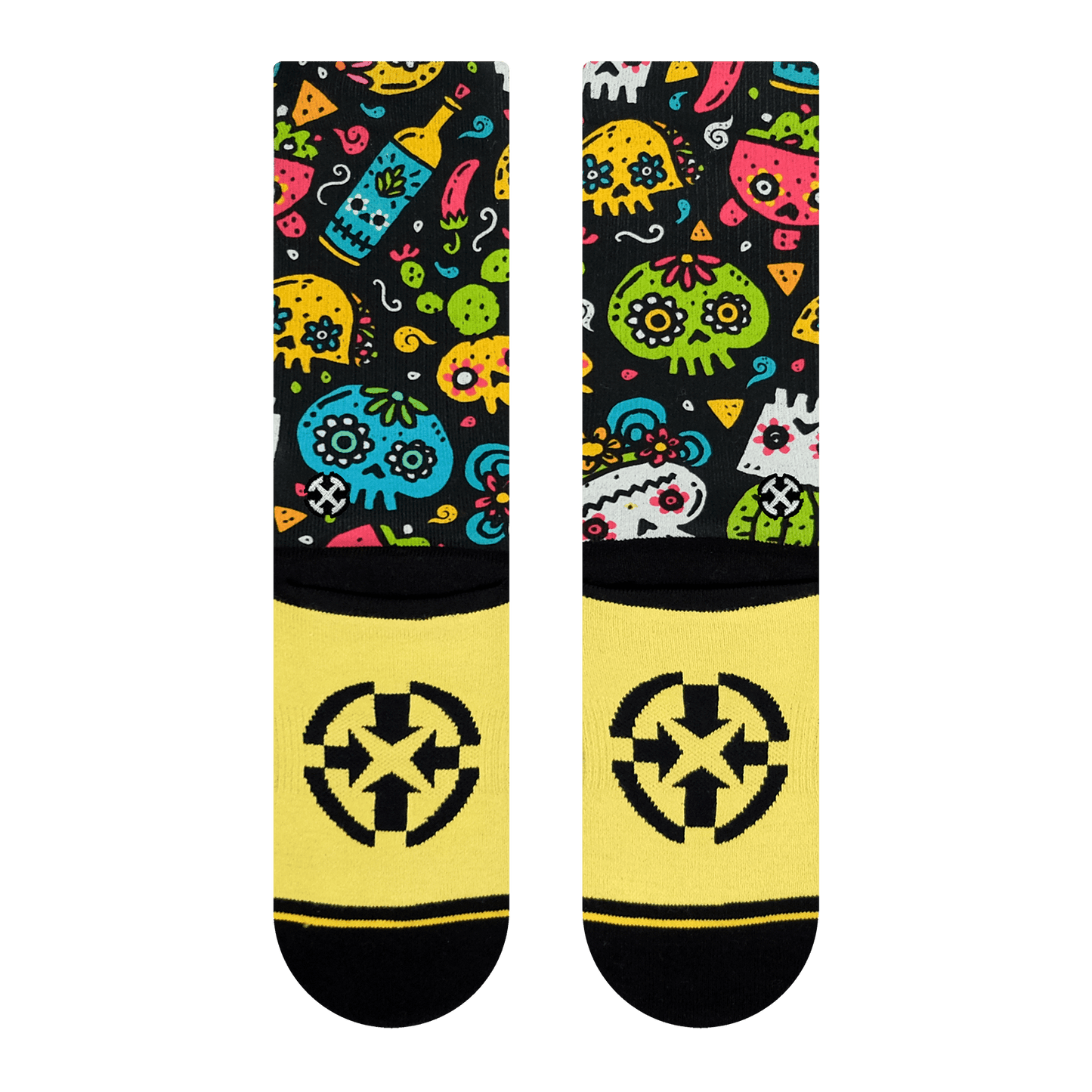Walmazan Sugar Skulls Mini Adult Crew Socks
