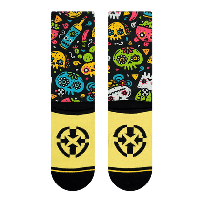 Walmazan Sugar Skulls Mini Adult Crew Socks