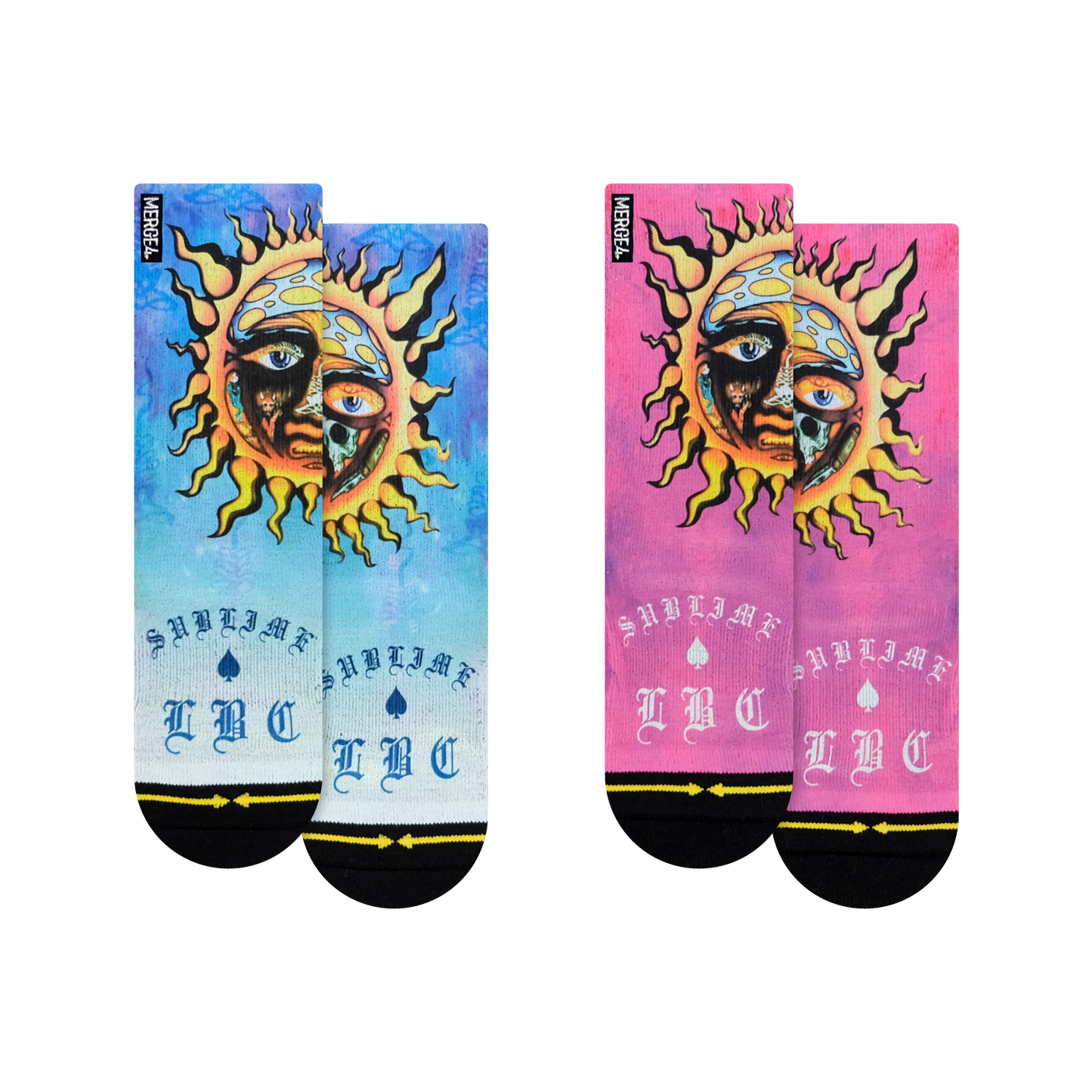 Sublime Sun Youth Crew Socks 2-Pack