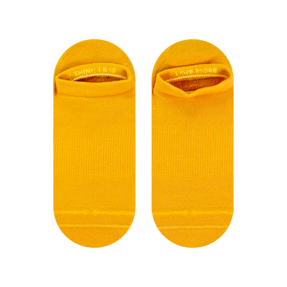 Organic Cotton Yellow Combo 2-Pack Adult Socks