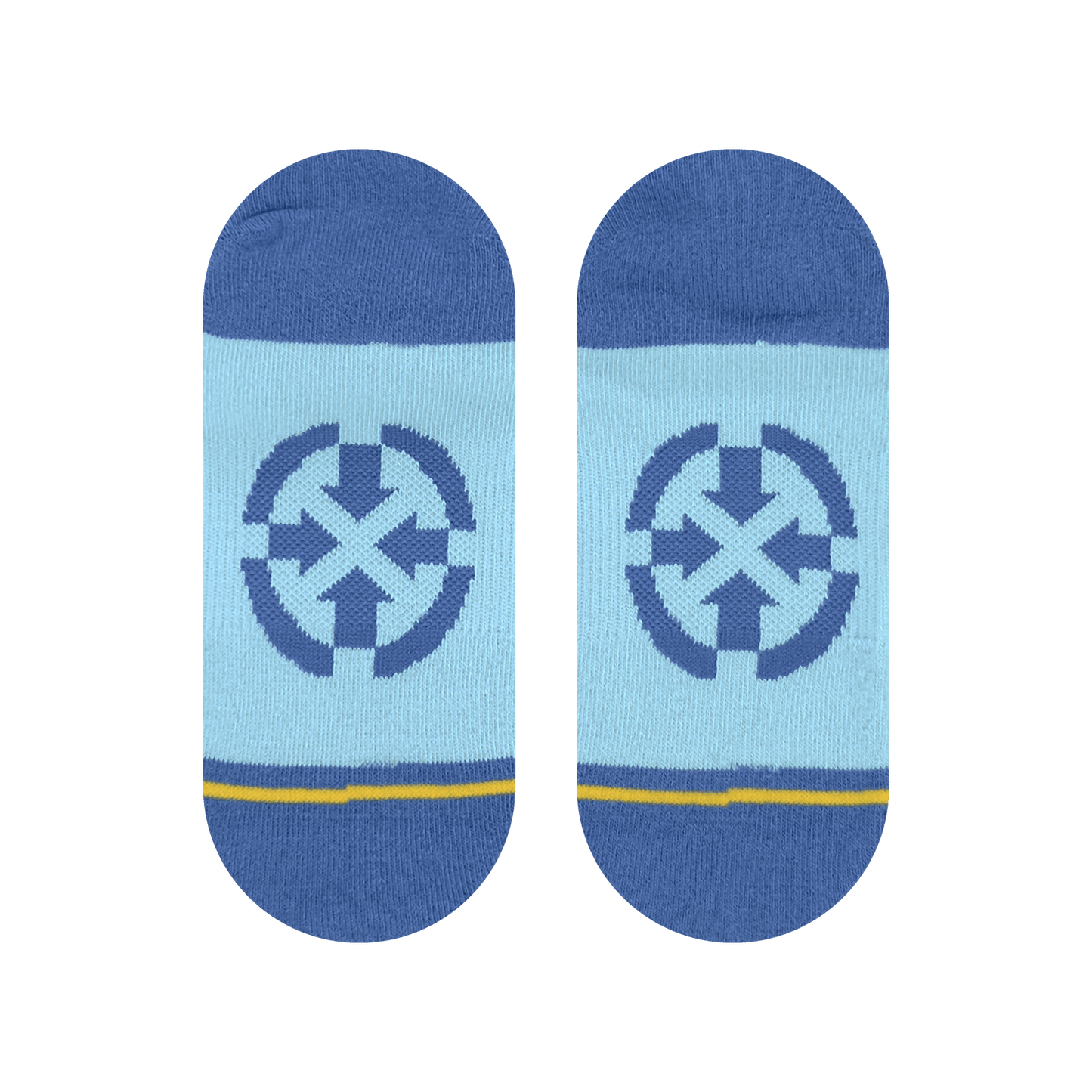 Ocean Organic Cotton Adult No Show Socks From MERGE4