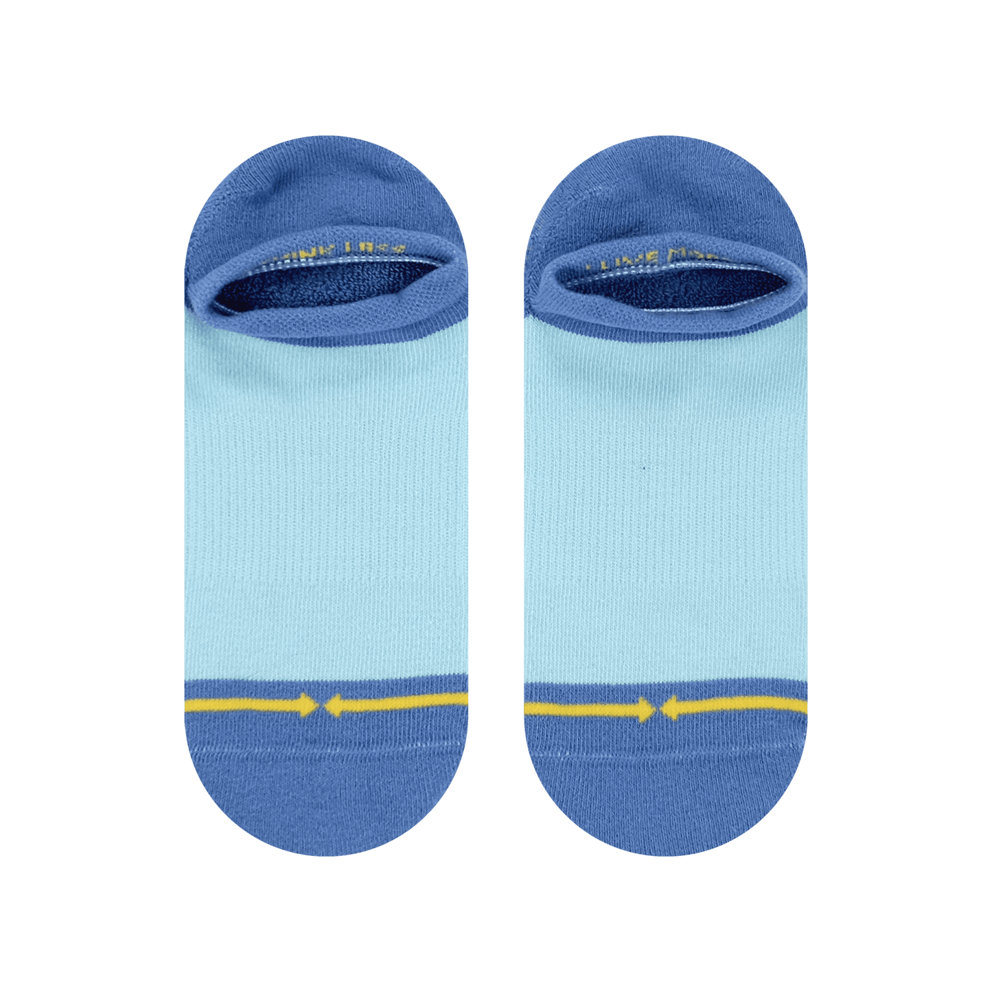 Ocean Organic Cotton Adult No Show Socks From MERGE4