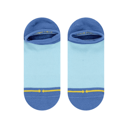 Ocean Organic Cotton Adult No Show Socks From MERGE4