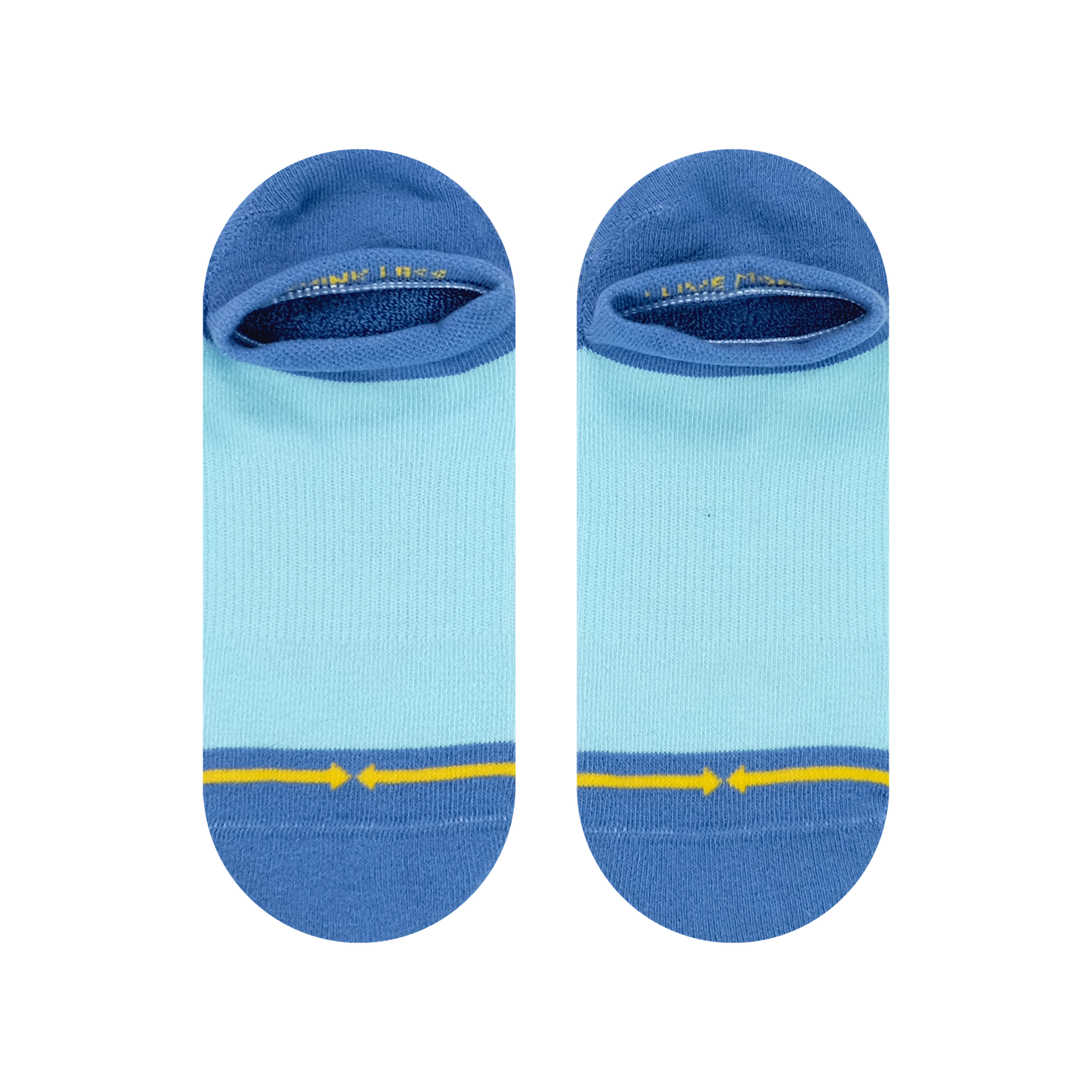 Organic Cotton Blue Combo Adult Socks 2-Pack