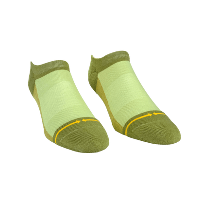 Olive Organic Cotton Adult No Show Socks